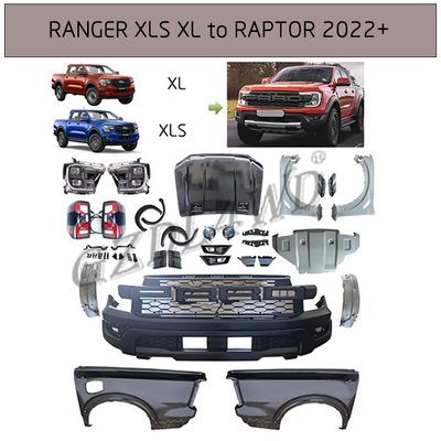 Pickup Ranger XL XLS 4x4 Body Kits Upgrade To Ranger Raptor 2022 Style
