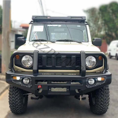 Black Paint 4x4 Steel Car Front Bumper For Jimny 2019+ Front Bull Bar Bumper