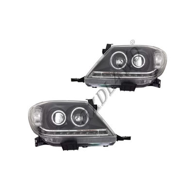 Reflektor samochodowy LED 4x4 do Hilux Vigo 2012-2014 Reflektory przednie Lampa przednia